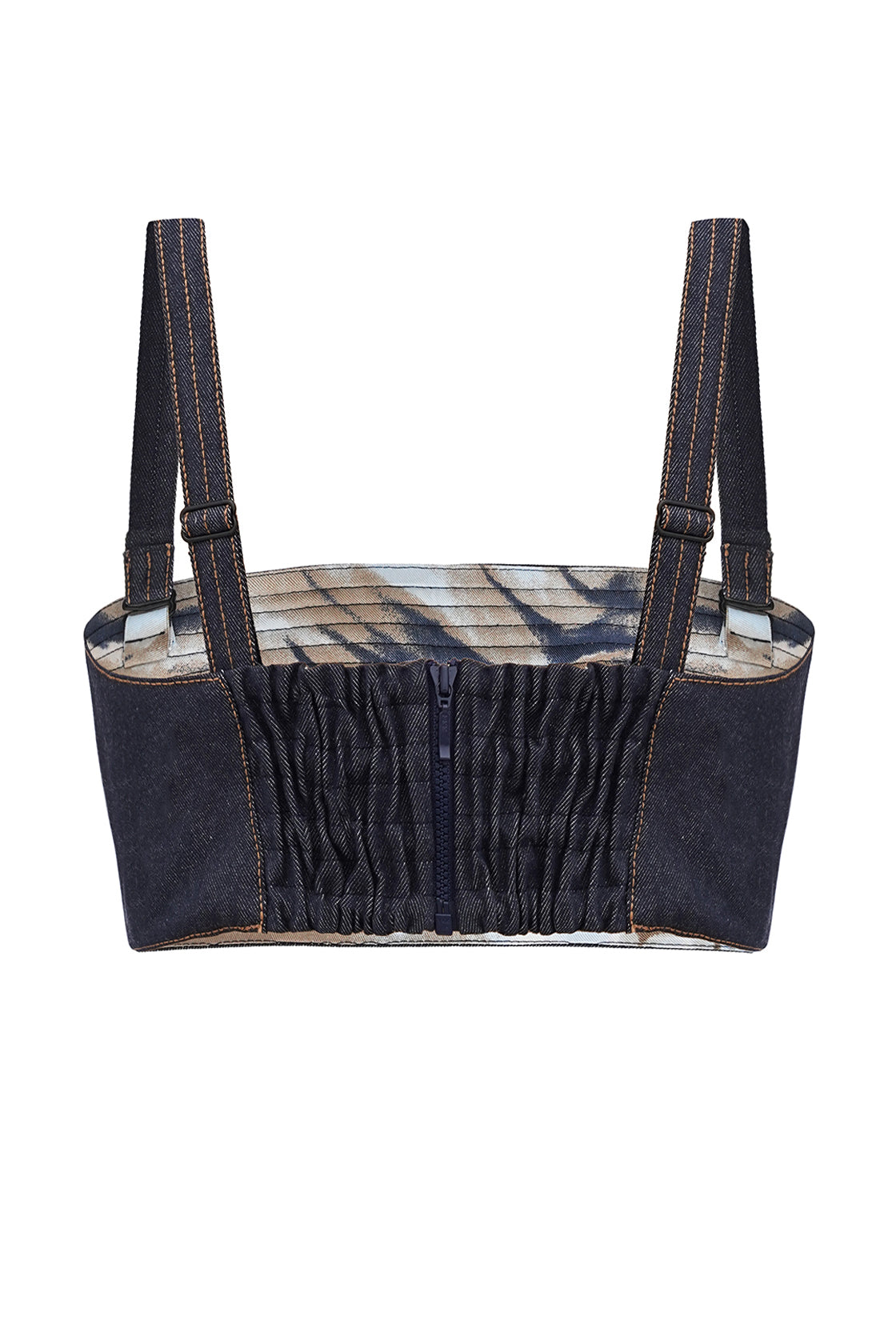 Organic Denim Crop Top
