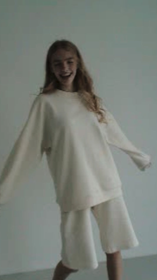 Organic Jacquard Sweatshirt